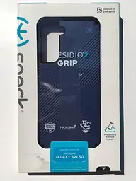 Чохол протиударний з антимікробним покриттям Speck Presidio2 Grip 139888-9128 для Samsung Galaxy S21 (6.2") Blue - мініатюра 6