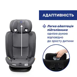 Автокрісло Chicco Mokita i-Size Сіре (87033.73)  - мініатюра 7
