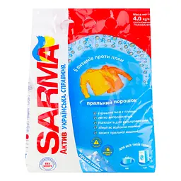 Пральний порошок Sarma Актив Гірська свіжість для всіх типів прання 4 кг - мініатюра 2