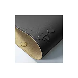 Килимок для мишки Xiaomi MiiiW Leather Cork M Black (MWMLV01-PMP01-M) - мініатюра 3
