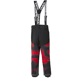 Штани дитячі Rehall Dragg Jr 128 Чорний-Червоний - мініатюра 2