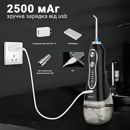 Іригатор H2ofloss HF-6P Black - мініатюра 8