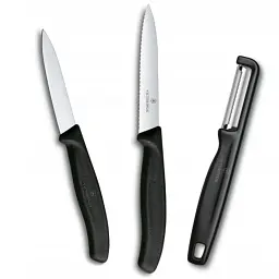 Набір для чищення овочів Victorinox Swiss Classic 3шт чорн 6.7113.33 - мініатюра 2