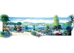 Пазл Art Puzzle Садова тераса 1000 ел. панорама (5348) - мініатюра 2