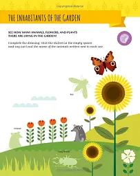 My First Book of the Garden: Montessori Activity Book - мініатюра 4