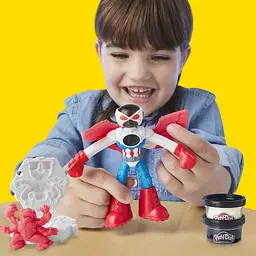Набір для творчості Hasbro Play-Doh Marvel з масою для ліплення Капітан Америка з мотоциклом (G0555) - мініатюра 8
