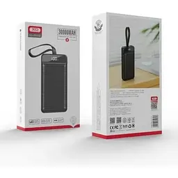 Повербанк XO Powerbank PR156 30000 mAh PD20W + QC 3.0 22.5W Black 6920680829323 - мініатюра 5