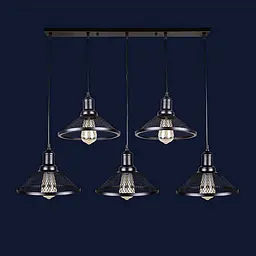 Люстри світильники Levistella 907009F-5 BK (700)