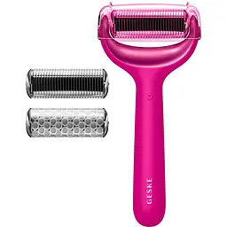Електронний ролик для обличчя та тіла з мікроголками GESKE MicroNeedle Face & Body Roller 8 в 1 бузковий - мініатюра 3