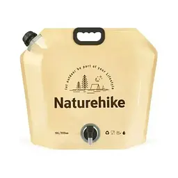 Відро складне Naturehike CNK2450CF027 для води 10 л, жовте (6927595798355) - мініатюра 1