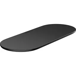 Кришка для полиці Hansgrohe WallStoris 25x10 см Matt Black 27925670, Чорний матовий
