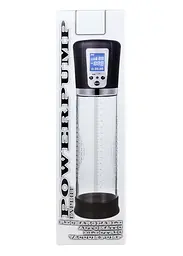Вакуумная помпа для пениса B - Series Power Powerpump USB Rechargeable Automatic Electric Vacuum Pump (прозрачный) - миниатюра 3