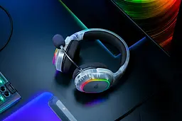 Гарнітура ігрова Razer Barracuda X Chroma, BT/WL, RGB, Phantom White Ed. - мініатюра 10