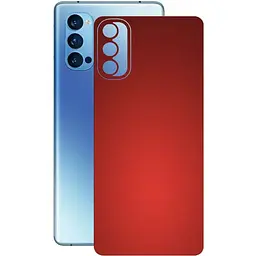 Захисна плівка StatusSKIN для Oppo Reno 4 5G Корпус Вініл червона матова
