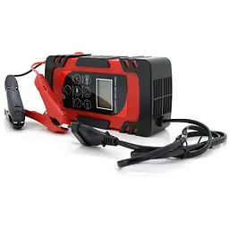 Автоматичне ЗУ для акумулятора DEMUDA 12V/24V (MF,WET,AGM,GEL), AC110/220V, DC:14,8В/29,6В, Струм заряду 12V/6A, 24V/4A, LCD, крокодили