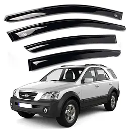 Дефлектори вікон вітровики KIA Sorento (BL) 2002-2009 Voron Glass