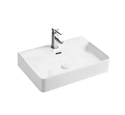 Раковина накладна Mixxus Premium Quadro-0202 з переливом (MP6479)