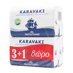 Тверде мило Karavaki Класік, 500 г (4 шт. по 125 г) (ABSCl500) - мініатюра 2