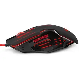 Миша Esperanza MX403 Apache USB black red (EGM403R) - мініатюра 2