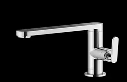 Змішувач для умивальника Kohlman Boxine Long хром низький QB150B Хром - мініатюра 2