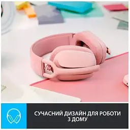 Бездротові навушники Logitech Zone Vibe 100 Wireless рожеві (981-001224) - мініатюра 4