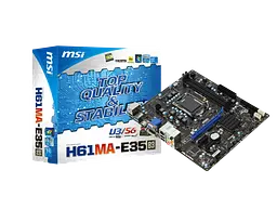Материнська плата MSI H67MA-E35 (B3) LGA 1155 (H67MA-E35 (B3)) Б/В