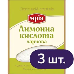 Кислота Мрія лимонная 300 г (3 уп. x 100 г)