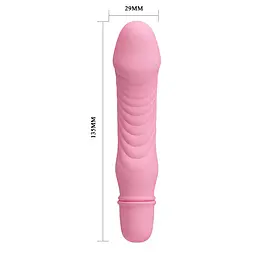 Вібратор Pretty Love Stev Vibrator Light Pink - мініатюра 7