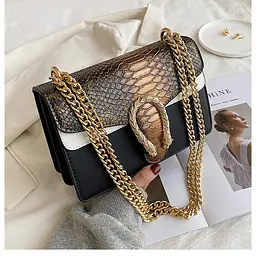 Сумка жіноча через плече Lovers Italian Bags Коричневий 25х9х15 см (id_1296) - мініатюра 2