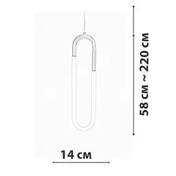 Підвісний світильник Friendlylight Rudi Black FL3166 - мініатюра 3