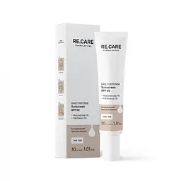 Сонцезахисний крем для обличчя Daily Defense Sunscreen SPF 50 RE.CARE 30 мл - мініатюра 5