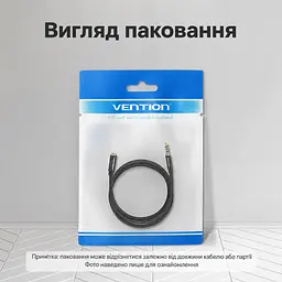 Аудиоудлинитель Vention 10 м 3,5 мм TRRS штекер на гнездо с поддержкой микрофона гарнитуры через совместимое комбинированное гнездо с сохранением управления кнопками совместимой гарнитуры в хлопковой оплётке с позолоченными контактами чёрный (BHCBL) - миниатюра 13