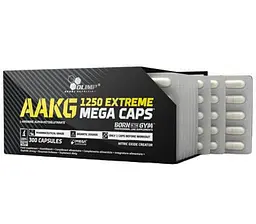 Амінокислота Olimp Sport Nutrition AAKG 1250 Extreme Mega Caps, 300 капсул