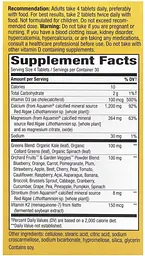 Вітаміни та мінерали Nature's Way Alive! Calcium Bone Support, 120 таблеток - мініатюра 2
