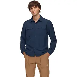 Сорочка Mammut Highland Longsleeve Shirt M M marine - мініатюра 2