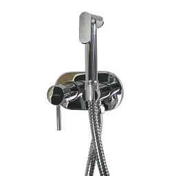 Змішувач вбудований з гігієнічним душем Globus Lux Niagara GLN-2-106 Chrome 30412 - мініатюра 6