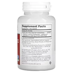 Мака Protocol for Life Balance Raw Maca 750 мг 90 капсул - мініатюра 2