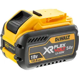 Аккумулятор для электроинструмента DeWALT 18 В/54 В, 12Ah/4Ah, время зарядки 120 мин (DCB548)