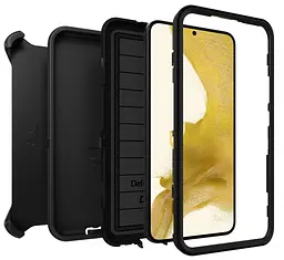 Чохол протиударний із кліпсою-підставкою OtterBox Defender Series Pro для Samsung Galaxy S22 (6.1") Black - мініатюра 2