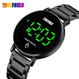 Наручний жіночий годинник Skmei 1550 Light II (Чорний) - мініатюра 2