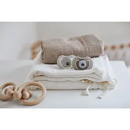 Пустушка силіконова Lovi Buddy bear, симетрична, 0-2 міс., бежевий, 2 шт. (22/862) - мініатюра 6