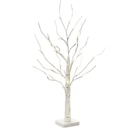 Дерево світлодіодне MBM My Home на підставці 60 см біле (DH-LAMP-01 WHITE)