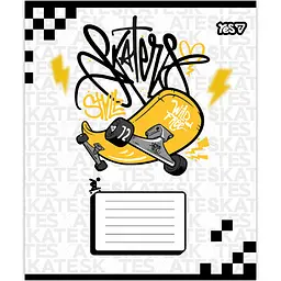 Набір зошитів Yes Born to skate А5 18 аркушів у клітинку 25 шт. (768717) - мініатюра 2