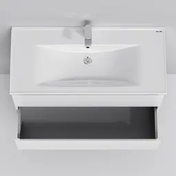 Тумба підвісна AM.PM X - Joy 100 см з умывальником (M85-FHX1002-WC1002WG38) - мініатюра 6