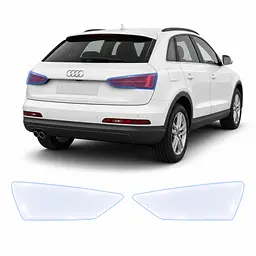 Антигравійна захисна бронеплівка за лекалами для Audi Q3 8U 2011-2018 - задні ліхтарі стопи