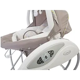 Заколисуючий центр Graco Glider Elite Chevron, бежевий - мініатюра 5