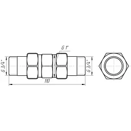 Редуктор тиску Arco 1″ VL030 000005090 - мініатюра 4