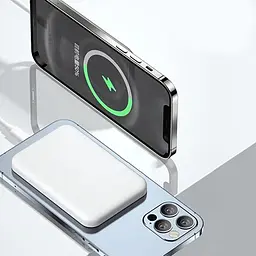 Магнітний павербанк 10000 mAh MagSafe / Power Bank Type-C / Повербанк магнітний бездротовий 22, 5 W - мініатюра 2