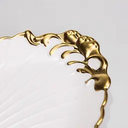 Блюдо сервировочное фарфоровое Margaret 36.2*20*3 см Yiwu YYSH1236 - миниатюра 6