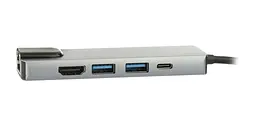 Док-станція RIAS BYL-2007 5в1 USB Type C - PD/USB/HDMI/RJ-45 (3_00418) - мініатюра 3